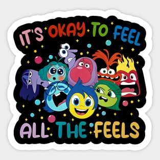 it s okay to feel all the feels Sticker